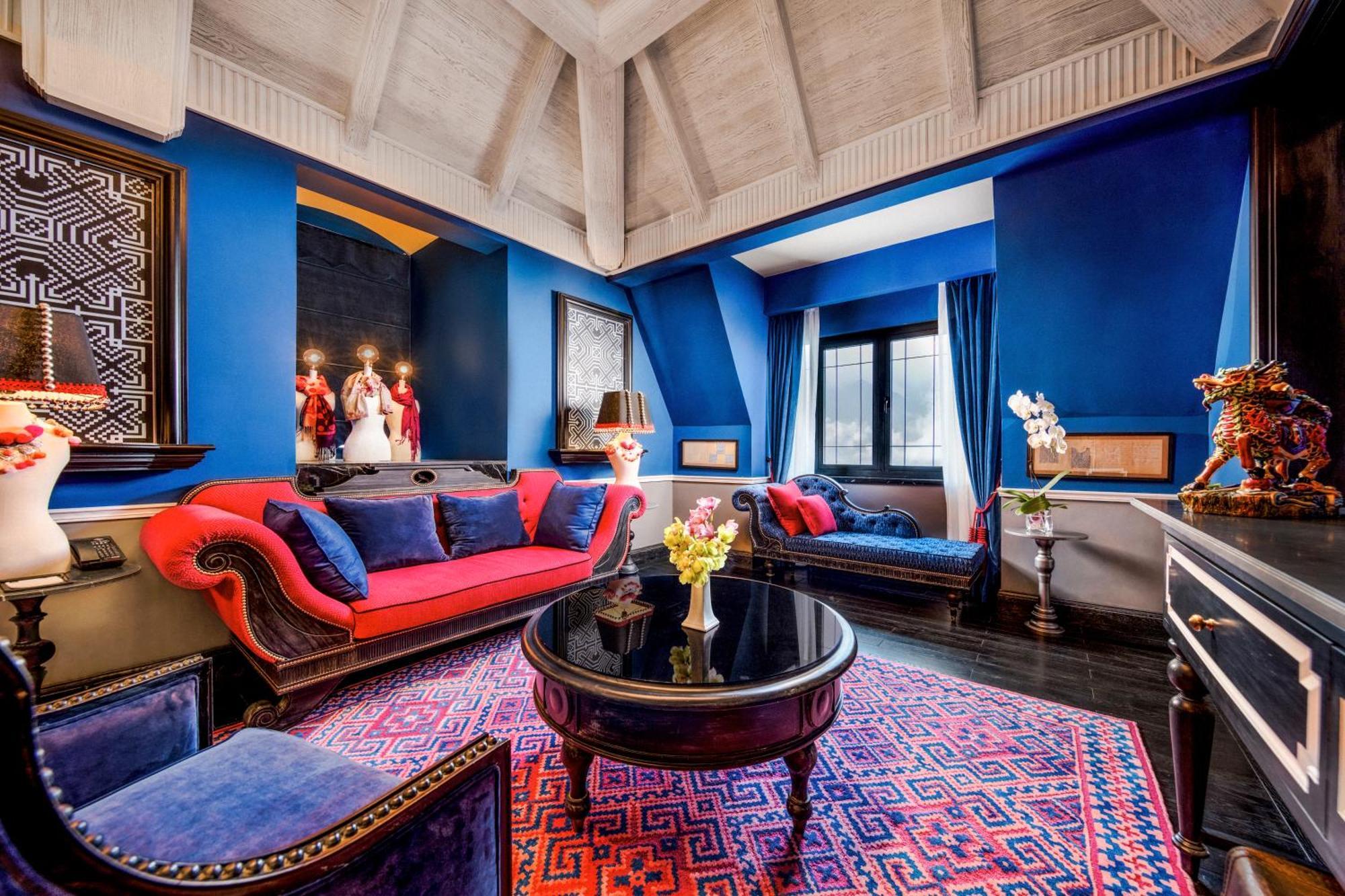 Hotel De La Coupole - Mgallery Sapa Exteriér fotografie The interior of the suite